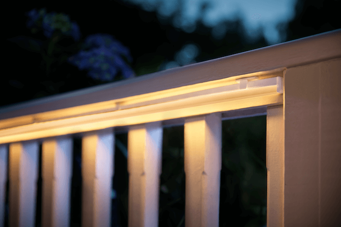 5 Porch Lighting Ideas To Make Your House Pop Meethue Philips Hue Outdoor Lightstrip Underneath The Porch