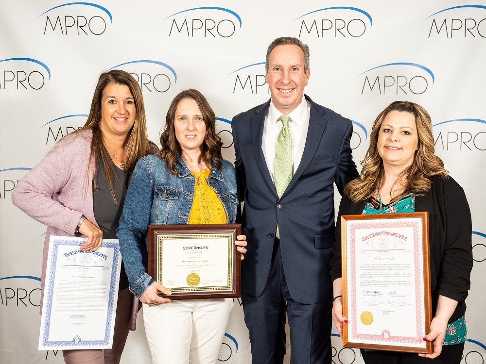 HNJH employees receiving the 2019 Governor's Award of Excellence