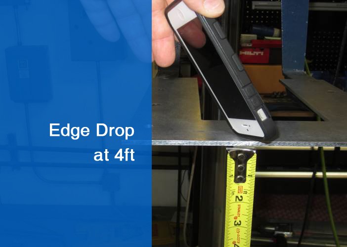 One of twelve edge drops at 4ft high.