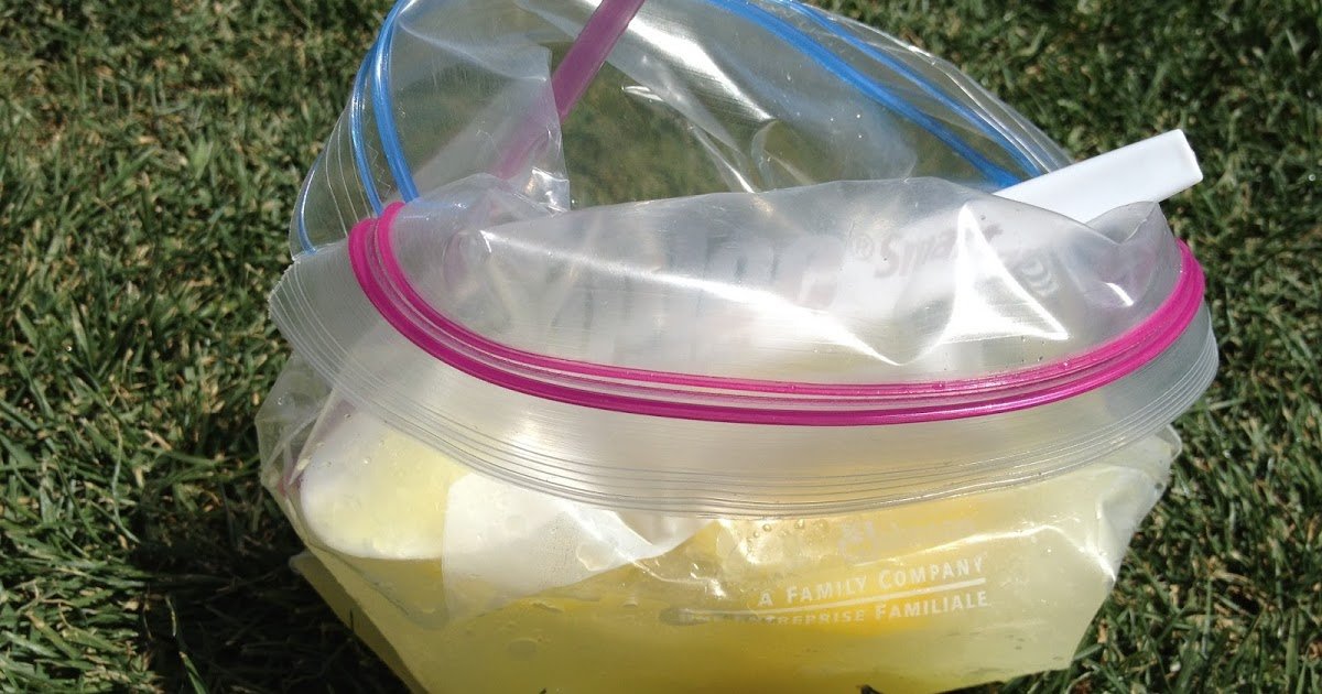 Lemonade SlushieInABag Recipe In The Kitchen With Honeyville