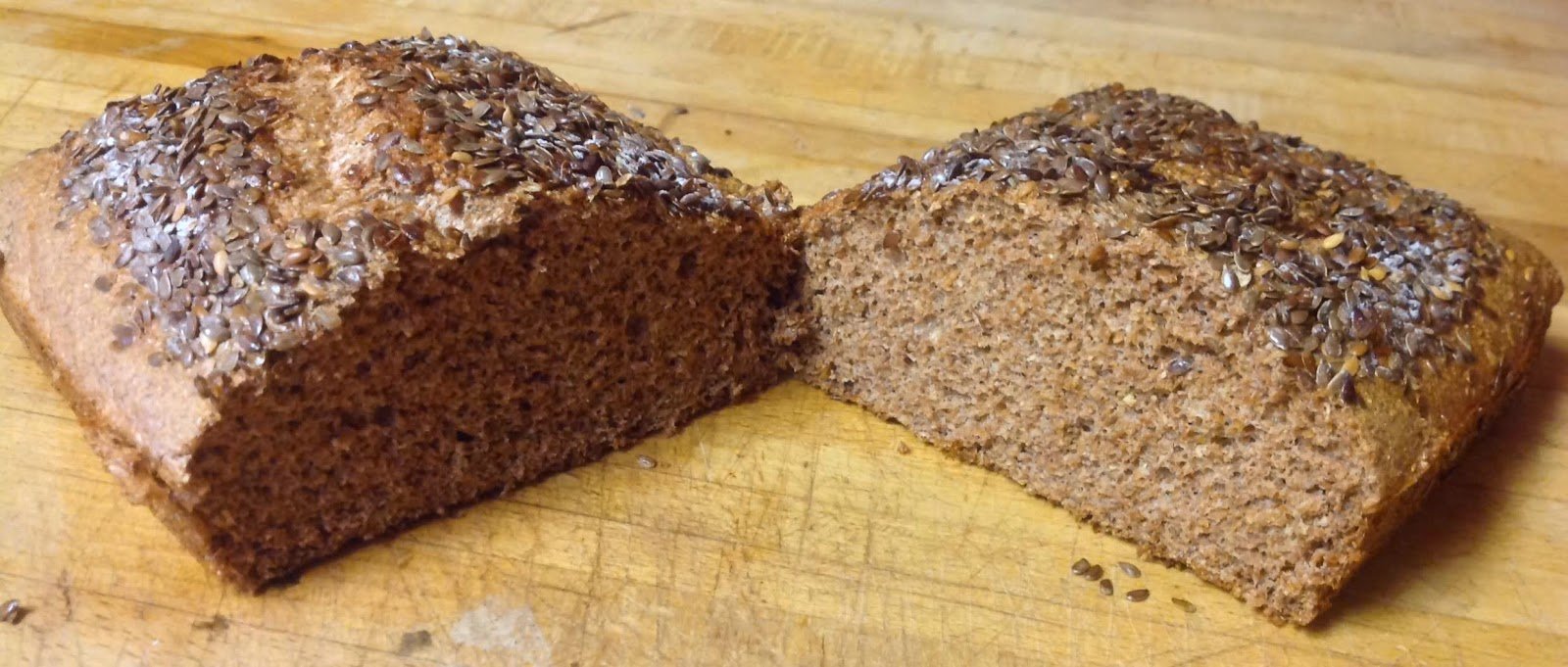 Flat Belly Wheat Bran Bread In The Kitchen With Honeyville