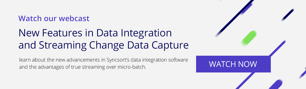 Watch our webcast: New Features in Data Integration and Streaming Change Data Capture
