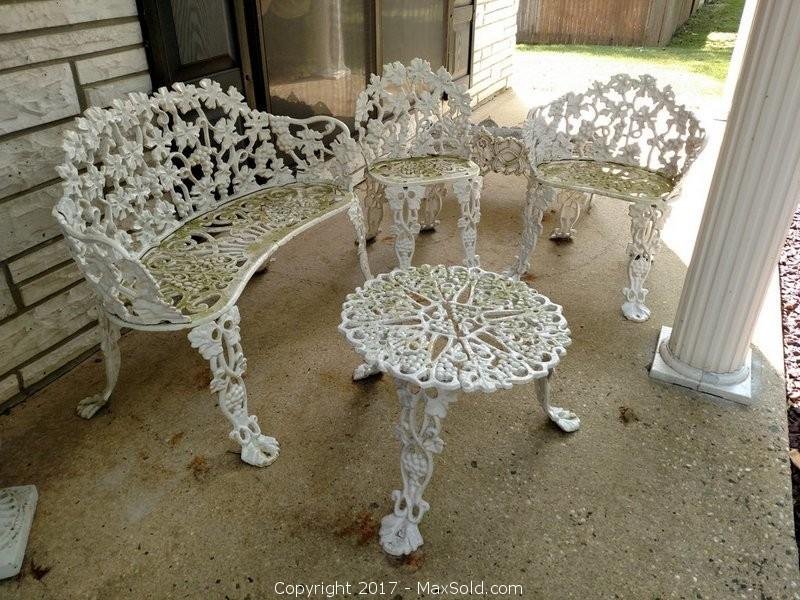 Wrought Iron Garden Set