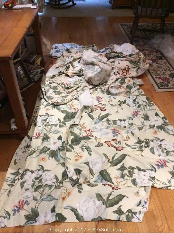 Williamsburg Botanical Fabric, Drapes And More