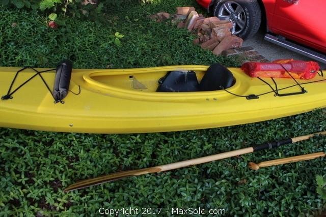 Kayak And Paddles