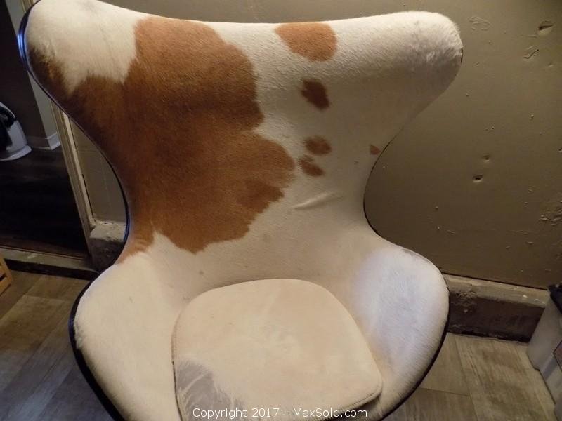Cowhide Egg Chair