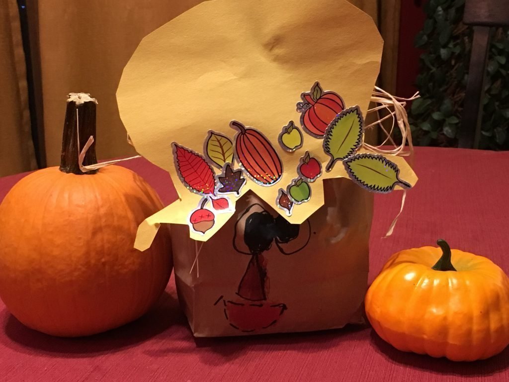 Scarecrow Paper Bag Craft  Scarecrow Craft for Fall or Halloween